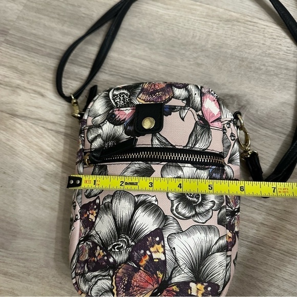 Floral Butterfly Floral Crossbody Bag - Picture 3 of 4